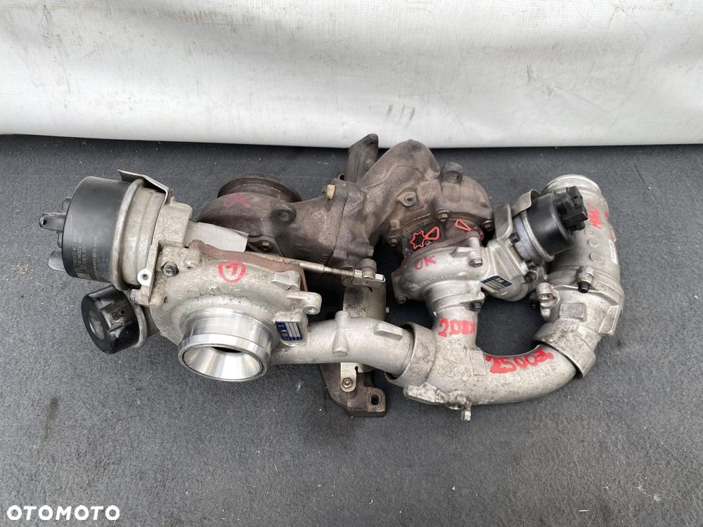 VW CRAFTER II MAN TGE 2.0 TDI 15- TURBINA TURBOSPRĘŻARKA BI-TURBO DEMONTAŻ - 1