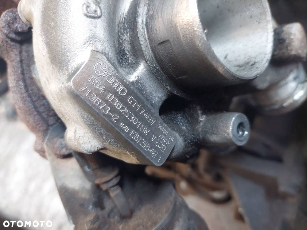 SILNIK POMPA WTRYSKI TURBO ALHAMBRA MK1 1.9 TDI AUY 03813073AC 038253019N - 5