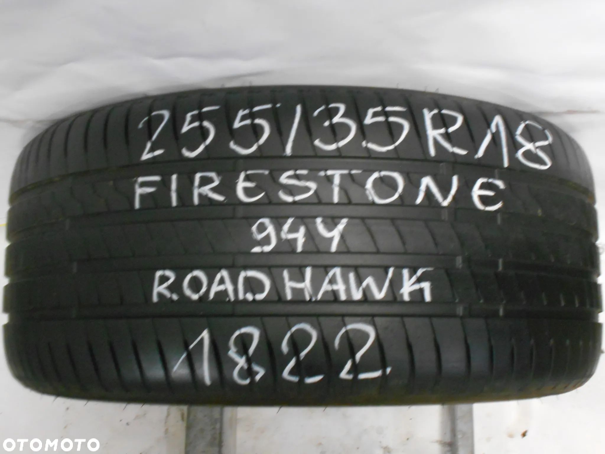 OPONA POJEDYNKA 255/35R18 FIRESTONE ROADHAWK DOT 1822 6MM - 1