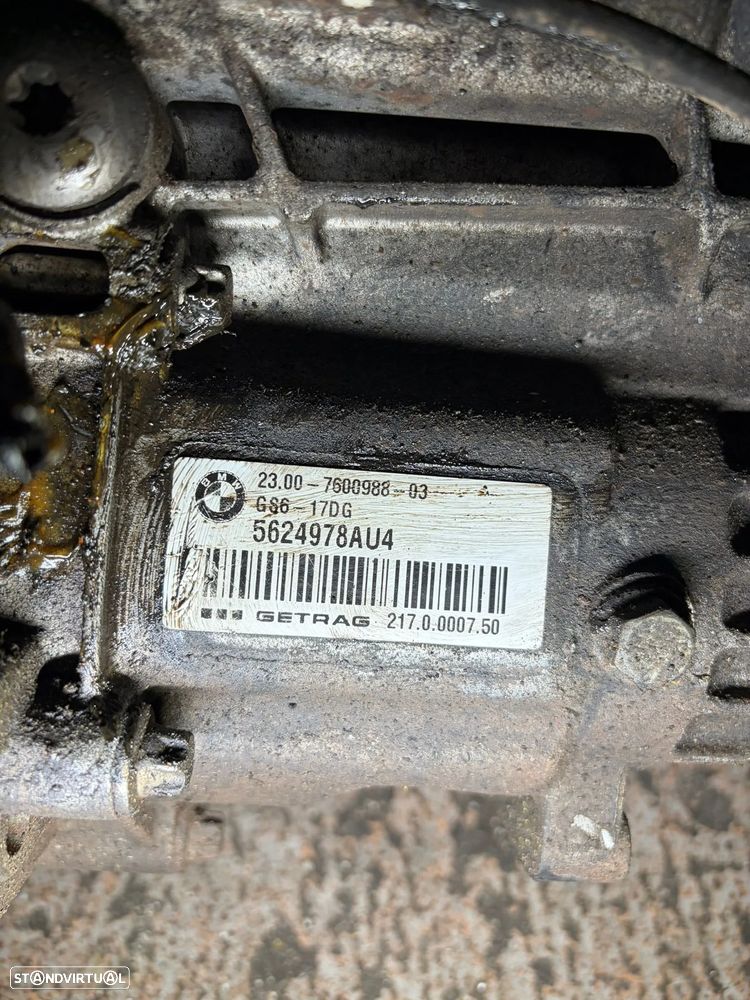Caixa de Velocidades BMW F20 116D Ref: 5624978AU4/2300-7600988-03/GS6-17DG/N47D16A - 5