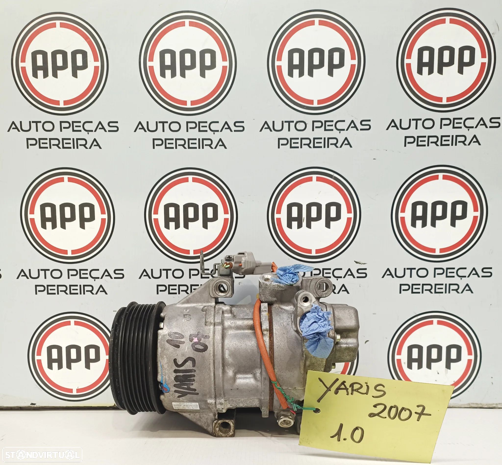 Compressor ar condicionado Toyota Yaris 1.0 de 2008. - 1