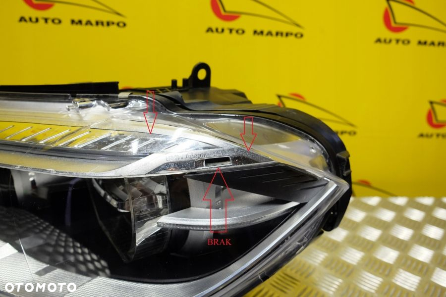 BMW X5 F15 X6 F16 2013-2018 REFLEKTOR LAMPA ADAPTIVE LED LEWA USA - 9