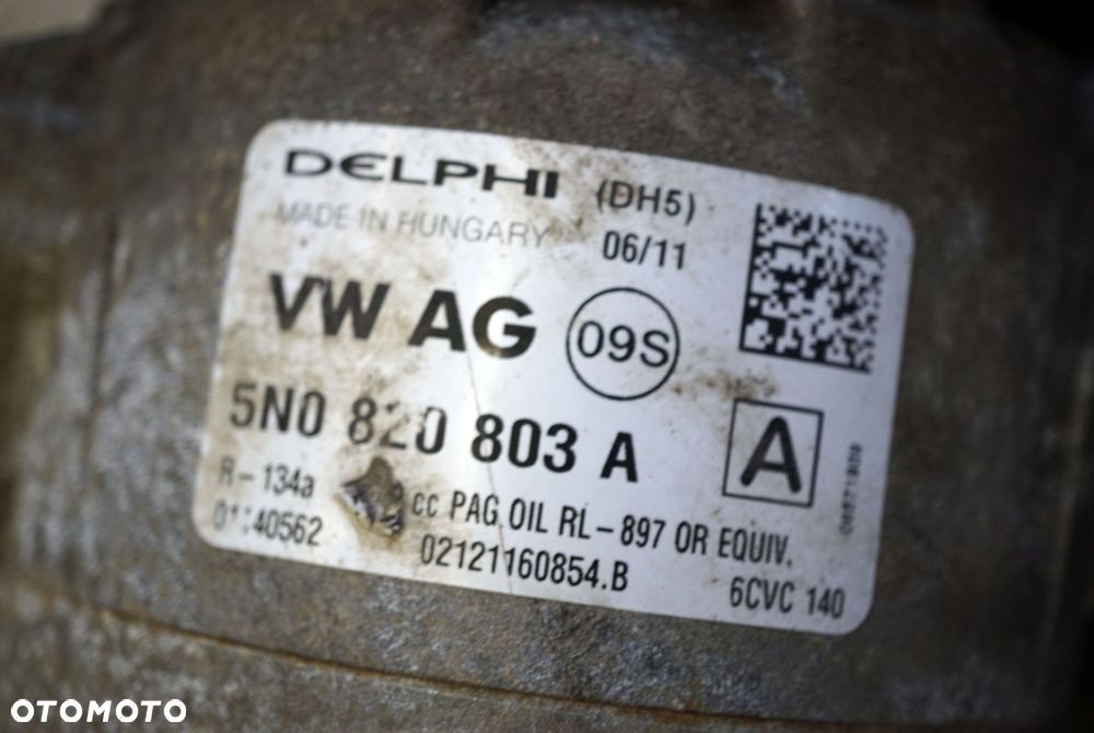 KOMPRESOR KLIMATYZACJI SPRĘŻARKA A3 8P 5N0820803A AUDI 2003-2008 - 7