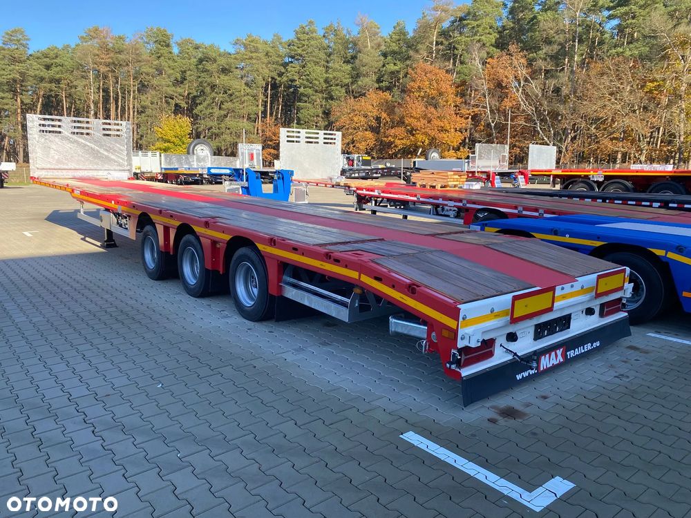 MAX Trailer nowa platforma mega na bliźniaku, osie BPW, metalizacja - 4