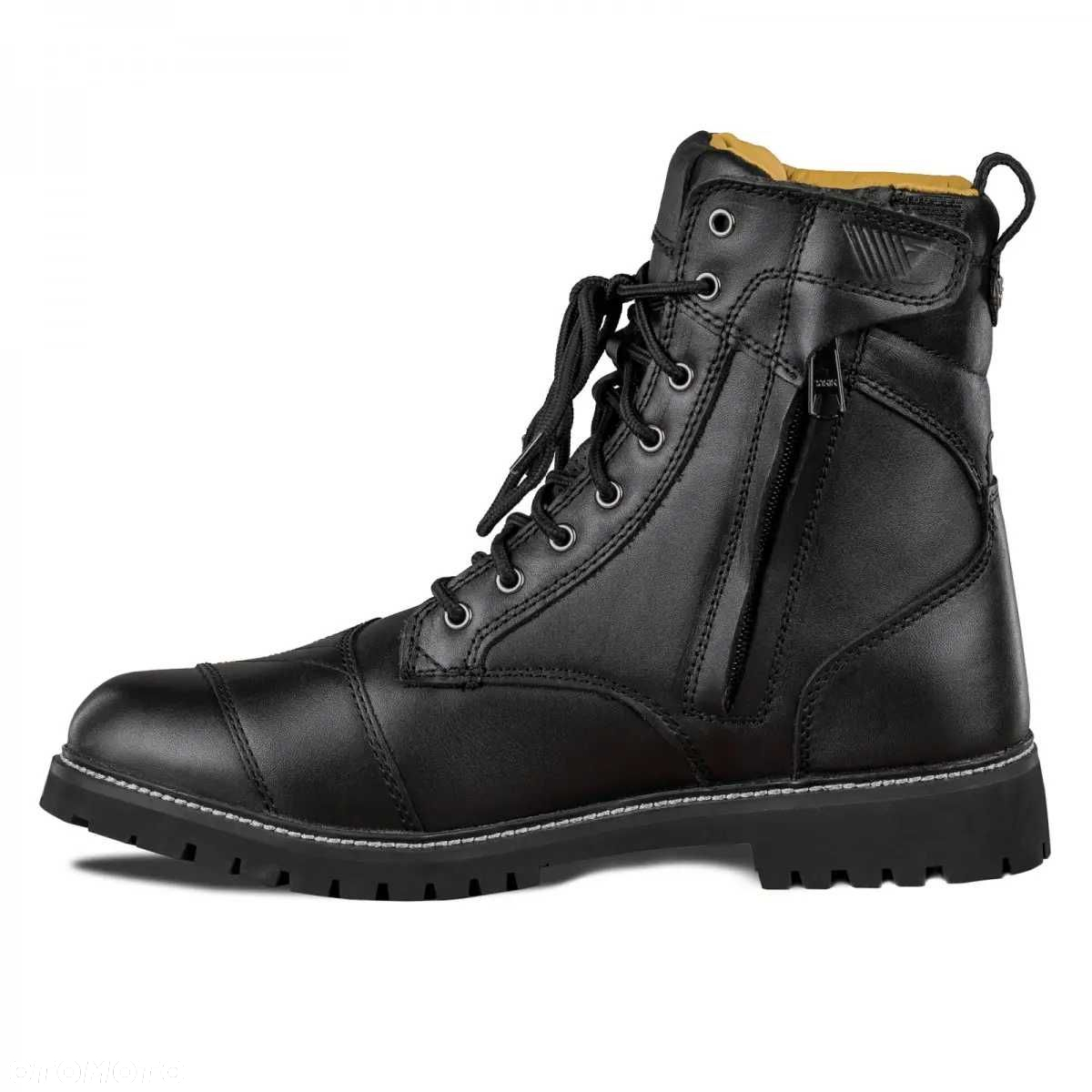 Motocyklowe skórzane buty SHIMA THOMSON BLACK - 5