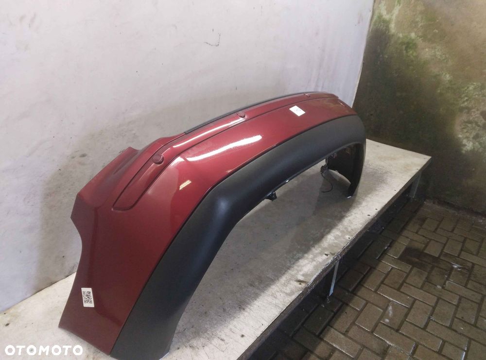 ^ ZDERZAK TYŁ TYLNY VOLVO V50 KOMBI BORDO BORDOWY PDC CZUJNIKI - 4