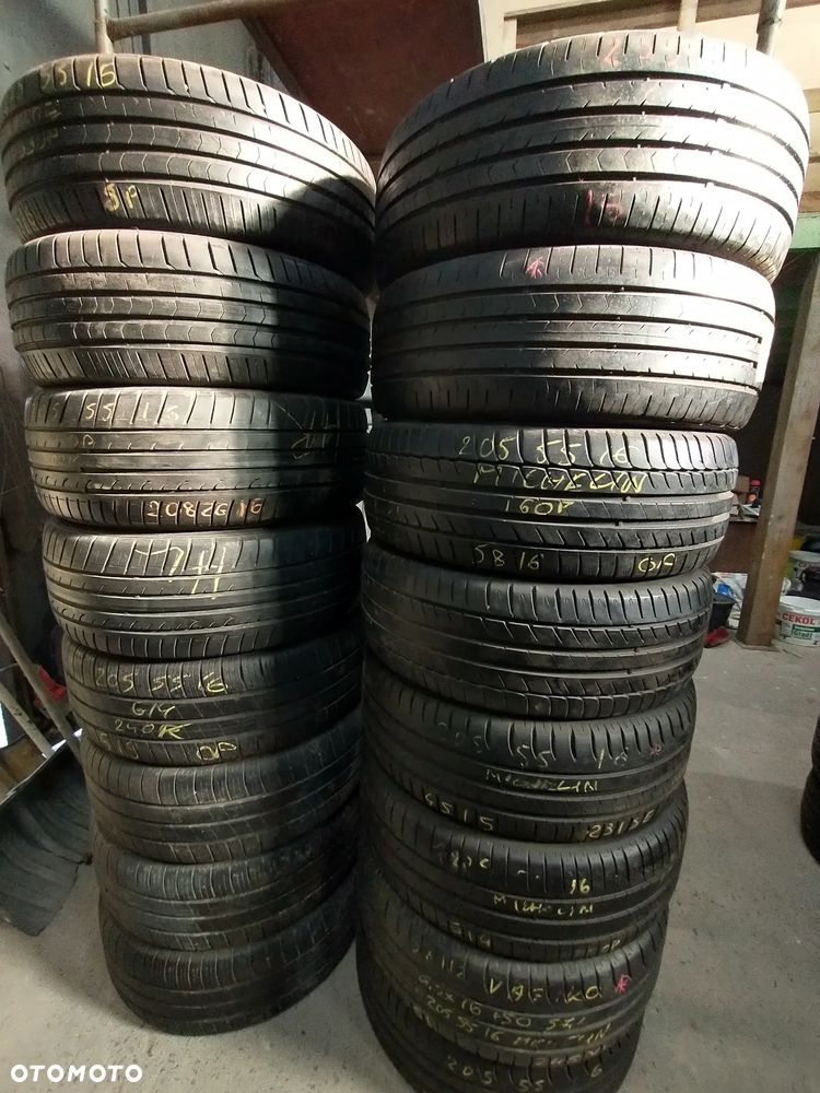 letnie opony używane 14 15 16 17" pakiet Legnica hurt 205/55R16 205/60R16 195/65R15 185/65R15 - 9