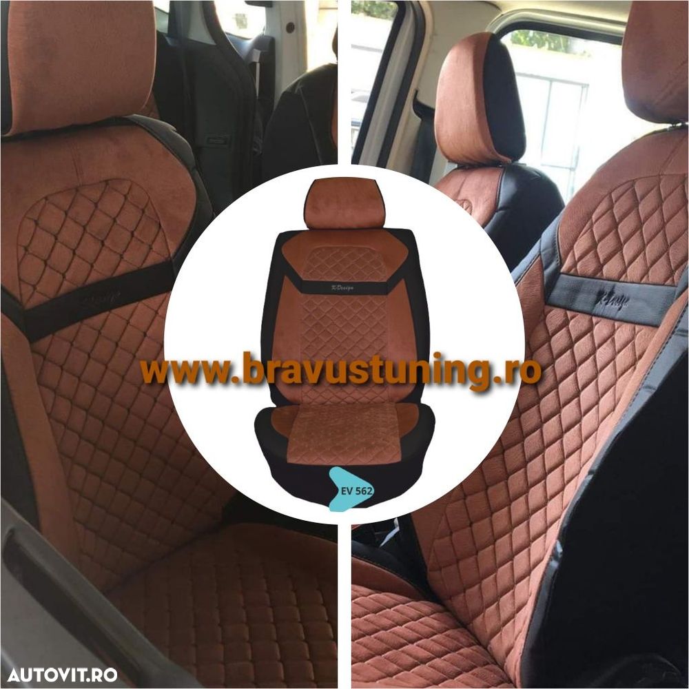 Huse scaun auto LUX Audi, BMW, Skoda, Opel, Ford, kia, Mercedes, Volks - 1