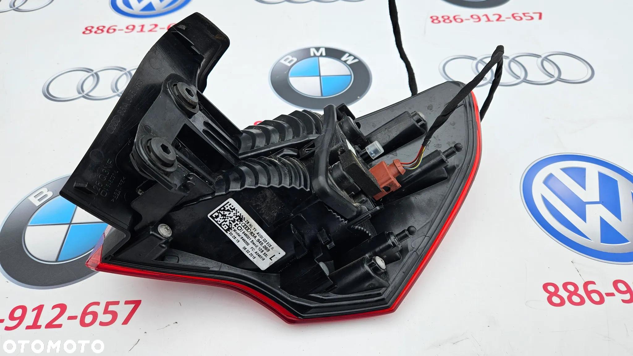 Audi Q3 83A 2 II Kompletna lampa tył lewy Lampa tylna lewa z kostką i kablem 83A945069 EUROPA ŁADNA - 9