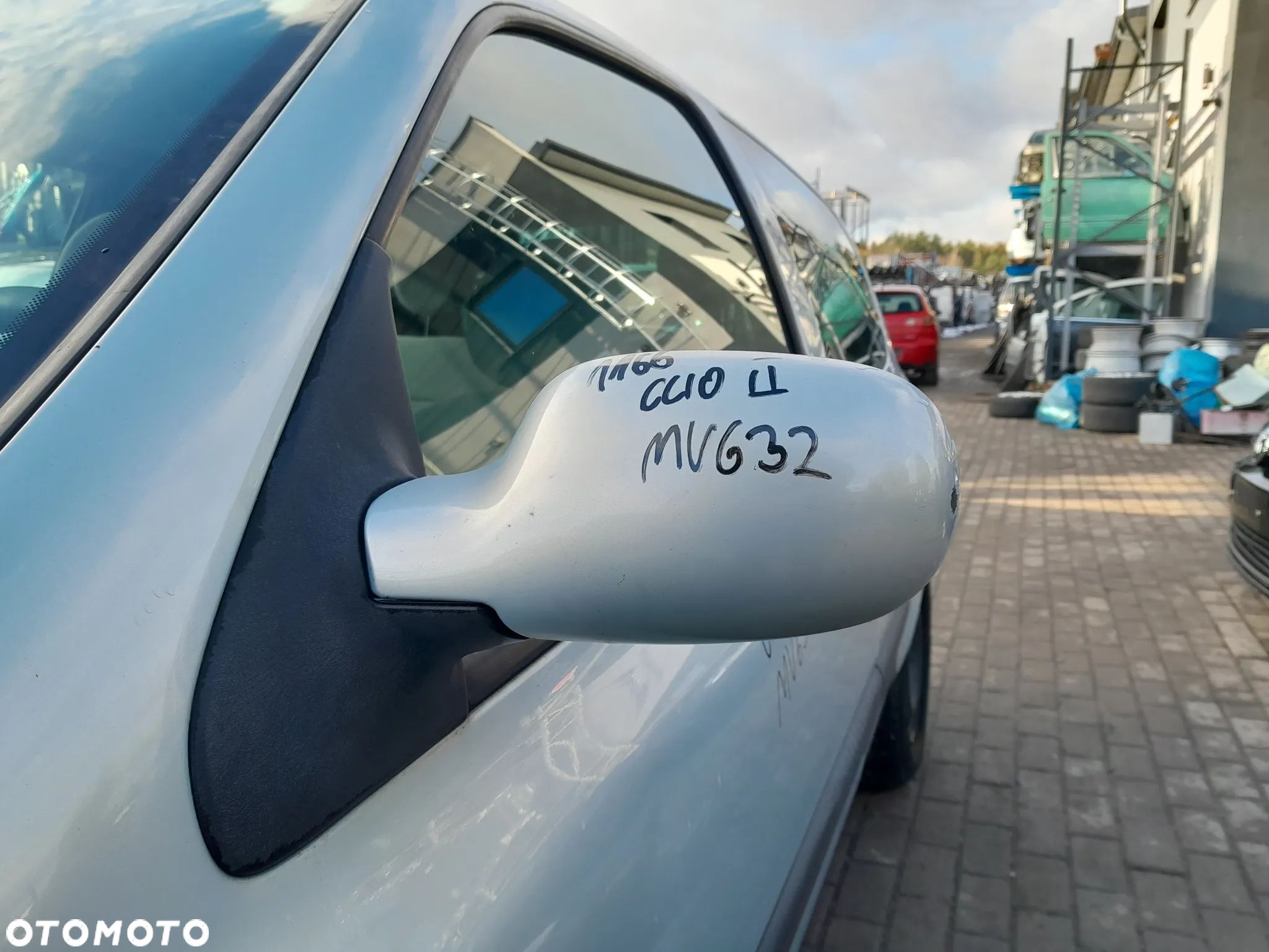 RENAULT CLIO II LUSTERKO LEWE PRZEDNIE LEWY PRZÓD KOLOR: MV632 - 1