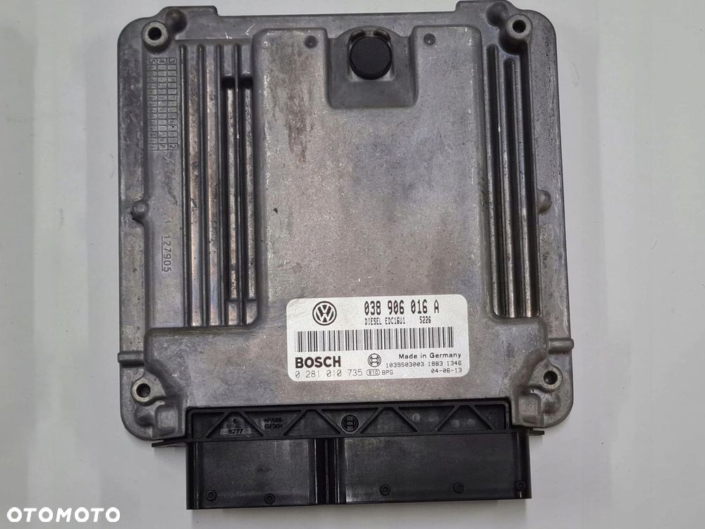 VW T5 1.9 TDI sterownik komputer silnika 038906016A - 1