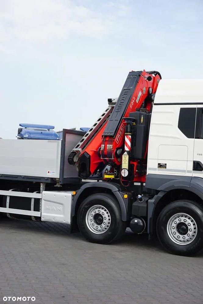 MAN TGS / 35.470 / E 6 / SKRZYNIOWY + HDS / FASSI F 545 / ŁAD. 13 105 KG / PILOT - 30