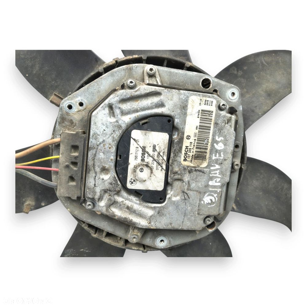 WENTYLATOR CHŁODNICY BMW E90 E91 E60 E61 E65 X5 E53 E70 3.0 D 137328118 - 6
