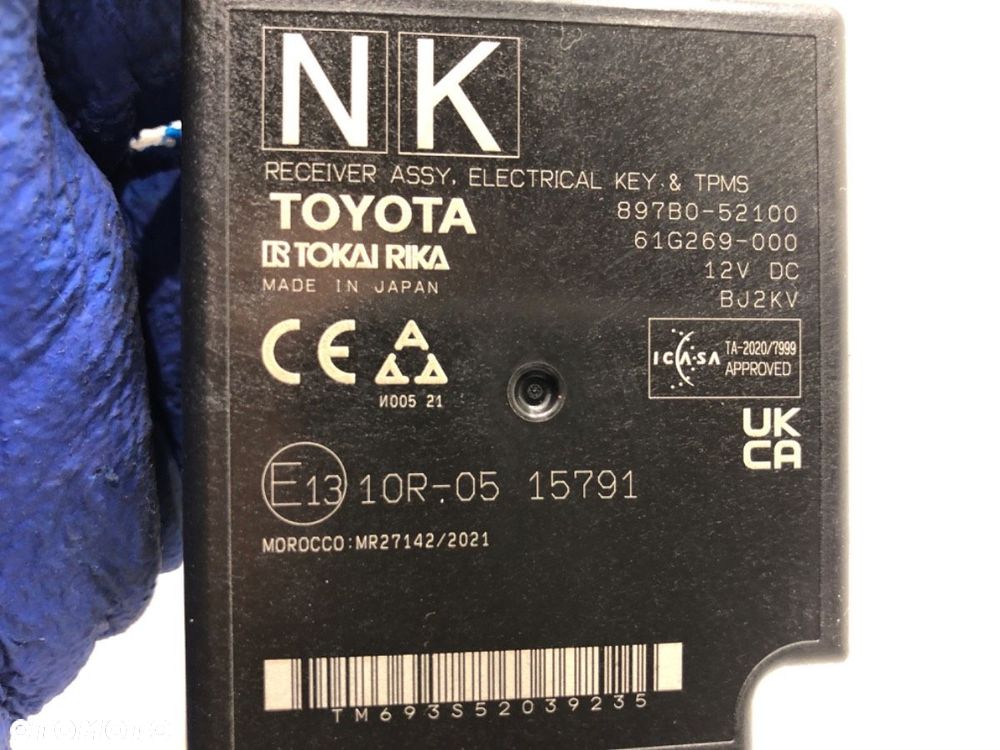 MODUŁ TPMS  LEXUS LBX (_AYH1_, _AYA1_) 2023 - Hybrid 100 kW [136 KM] Hybryda silnik benzynowy / - 4