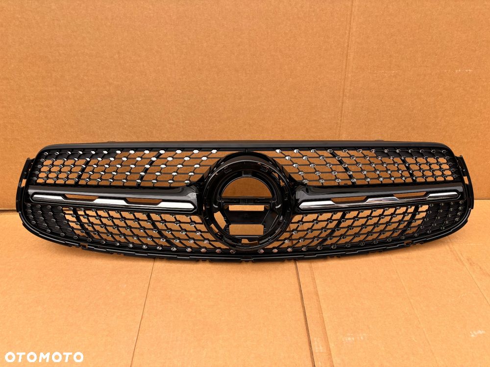 Mercedes Glc W253 Lift Amg Oryginalny Grill Zderzaka Przedniego Diamont Night Czarny Srebrny Oryginalny A2538886600 A2538809504 Jak Nowy Diamond A2058175101 - 2
