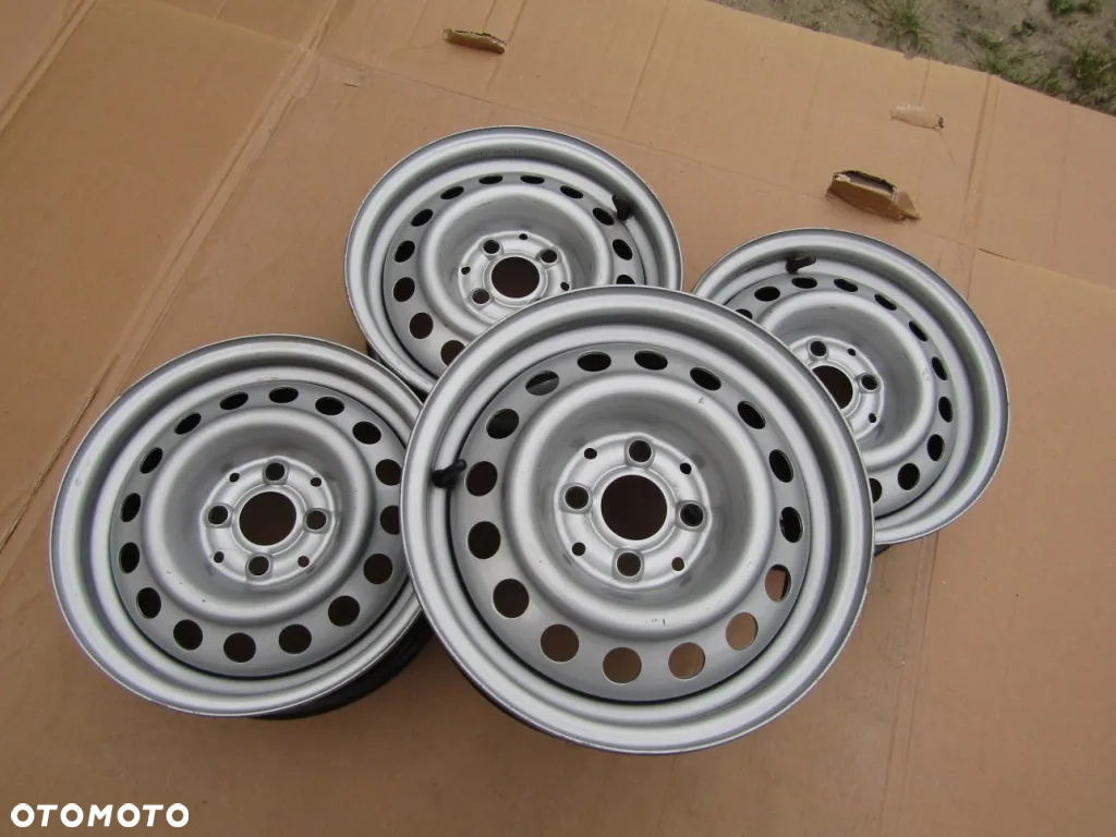 4x Felgi 14 VW Caddy Passat Golf II III / BMW / Przyczepa Laweta 4x100 ET35 - 12
