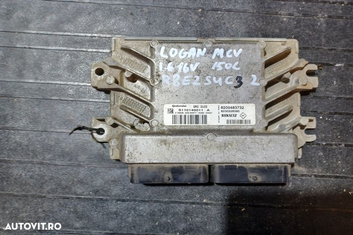 Calculator motor ECU S110140011 8200483732 - 1.6 16 V S110140011 8200 - 1