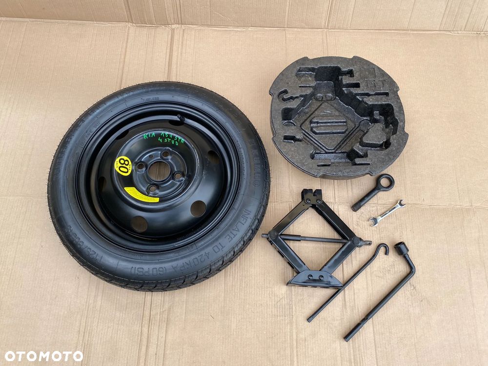 Koło dojazdowe dojazdówka 15 Kia Rio  Hyundai I10 I20 i10 i20  4x100  + zestaw - 7