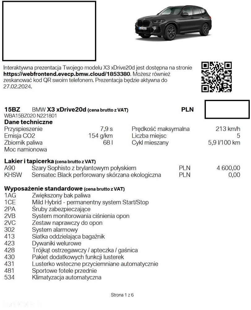 BMW X3 xDrive20d mHEV sport - 36