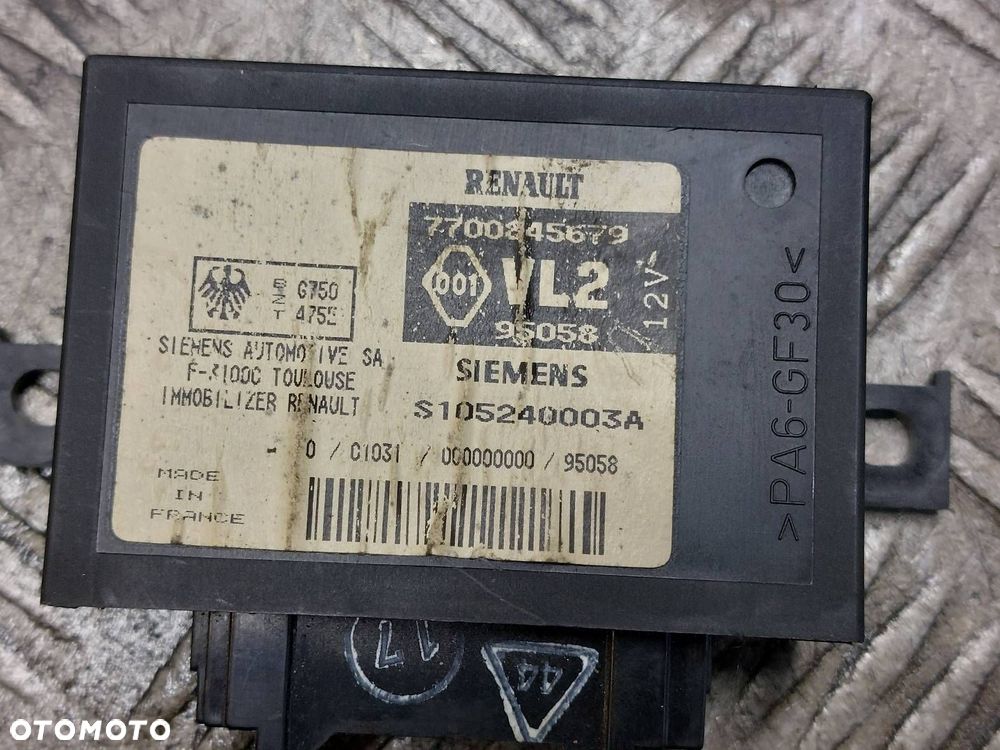 ZESTAW STARTOWY RENAULT TWINGO I 1.2 8V IAW6R30 7700860324 7700874631 - 3