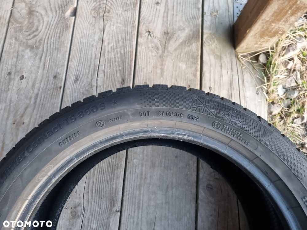 Opony Continental WinterContact TS860S 225/50R18 99V 7,5/6,3mm bdb stan - 12
