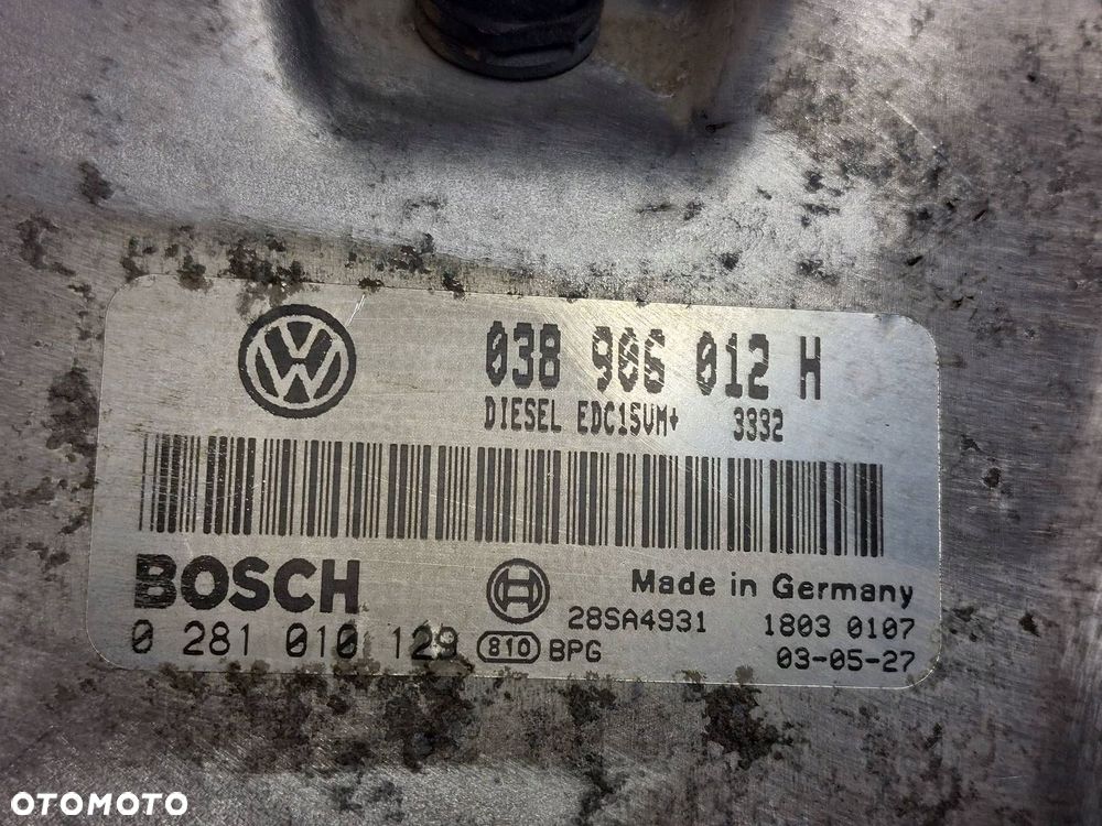 ZESTAW STARTOWY SKODA OCTAVIA I FL 038906012H 4B0905851C 1U0920801J - 2