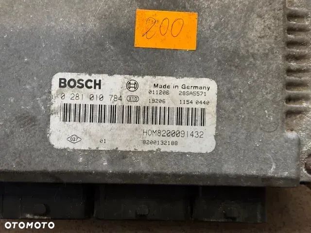 OPEL MOVANO MASTER 2.5 DCI STEROWNIK SILNIKA 0281010784 8200132188 8200091432 - 2