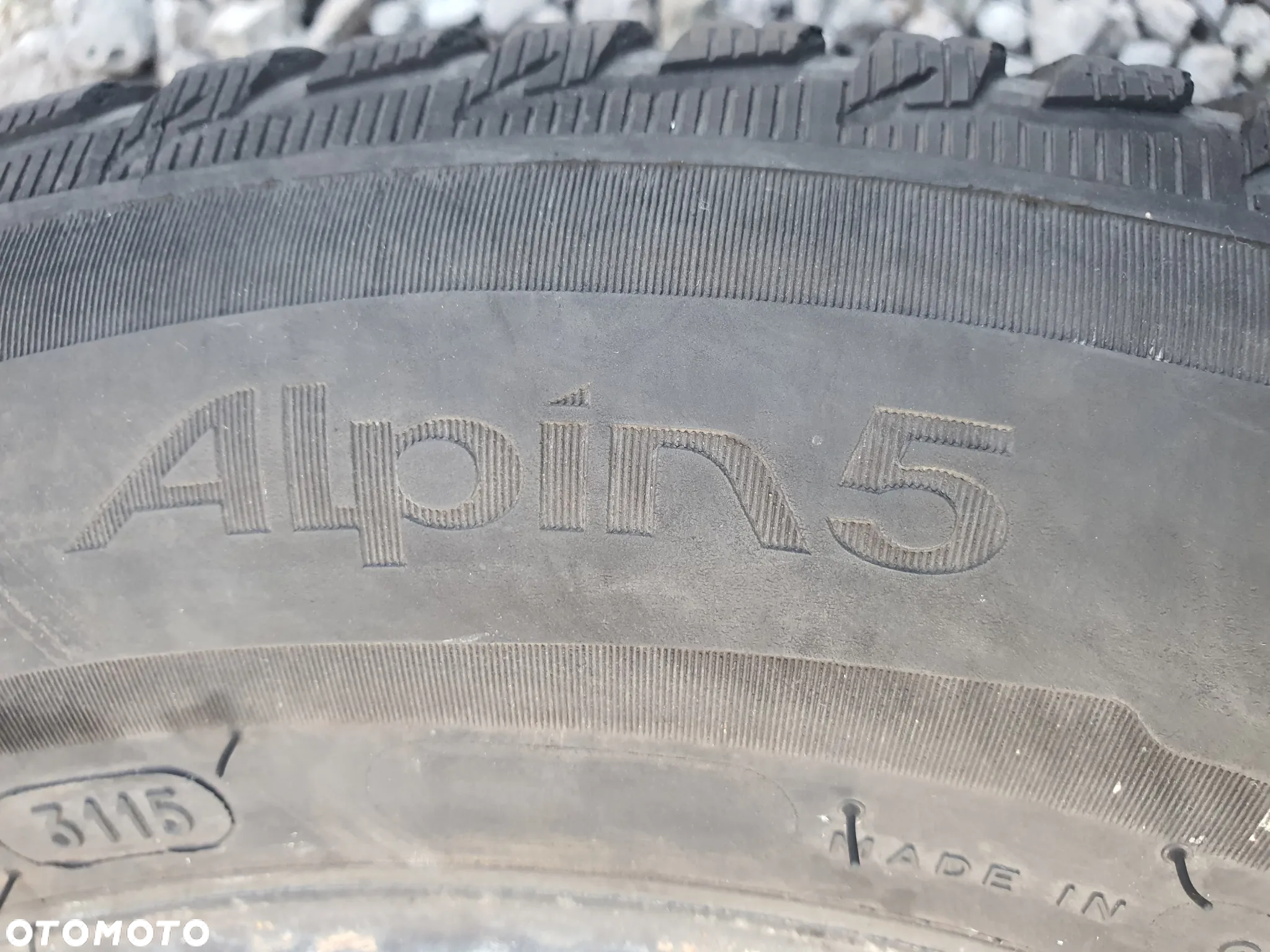 MICHELIN 195/65R15 91T ALPIN 5 (1szt.) (1x5,5) (DOT: 1x3115) Z215 - 5