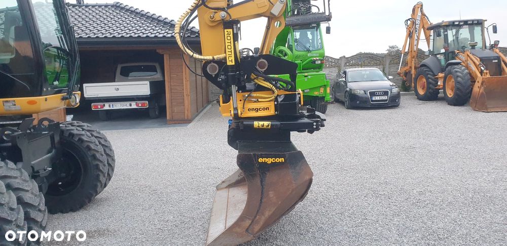 Caterpillar CAT 313D ROTOTILT ze szczypcami sprowadzony SUPER STAN!! - 33