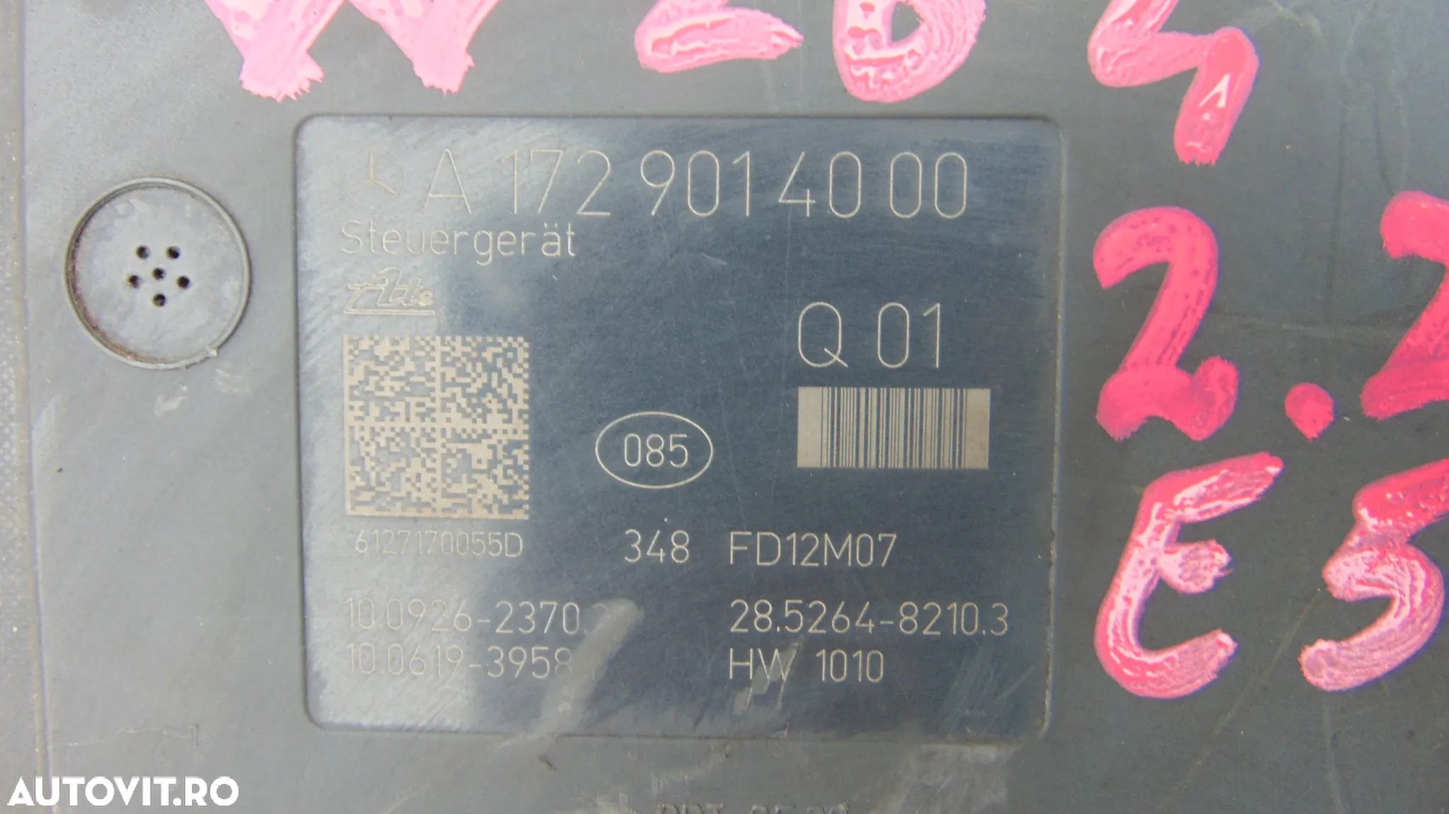 Modul abs Mercedes c class w204 2007-2014 pompa abs ecu calculator abs dezmembrez - 5