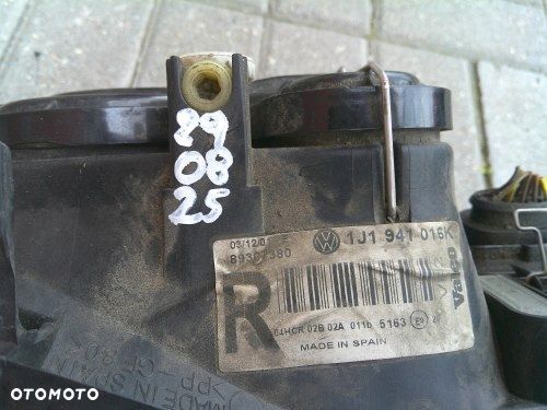 VW GOLF IV 4 HALOGEN PRAWA PRZEDNIA LAMPA VALEO ORYGINAŁ 1J1941016K - 6