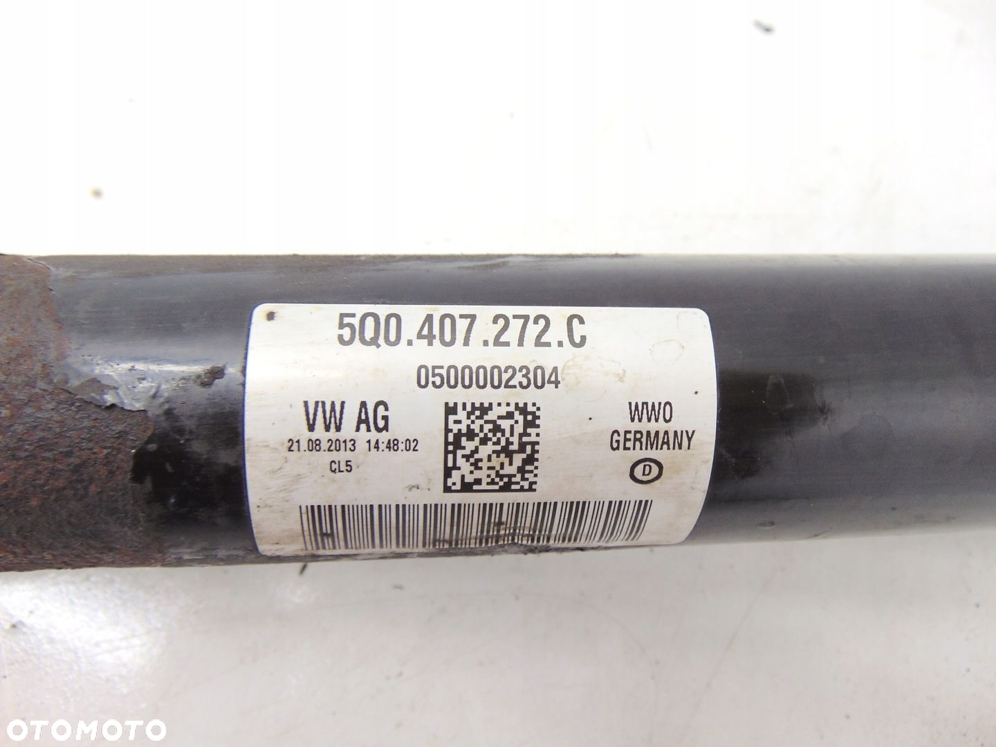 PÓŁOŚ PRAWA PRAWY PRZÓD PRZEDNIA VW GOLF VII 1.4 TSI 5Q0407272C - 4