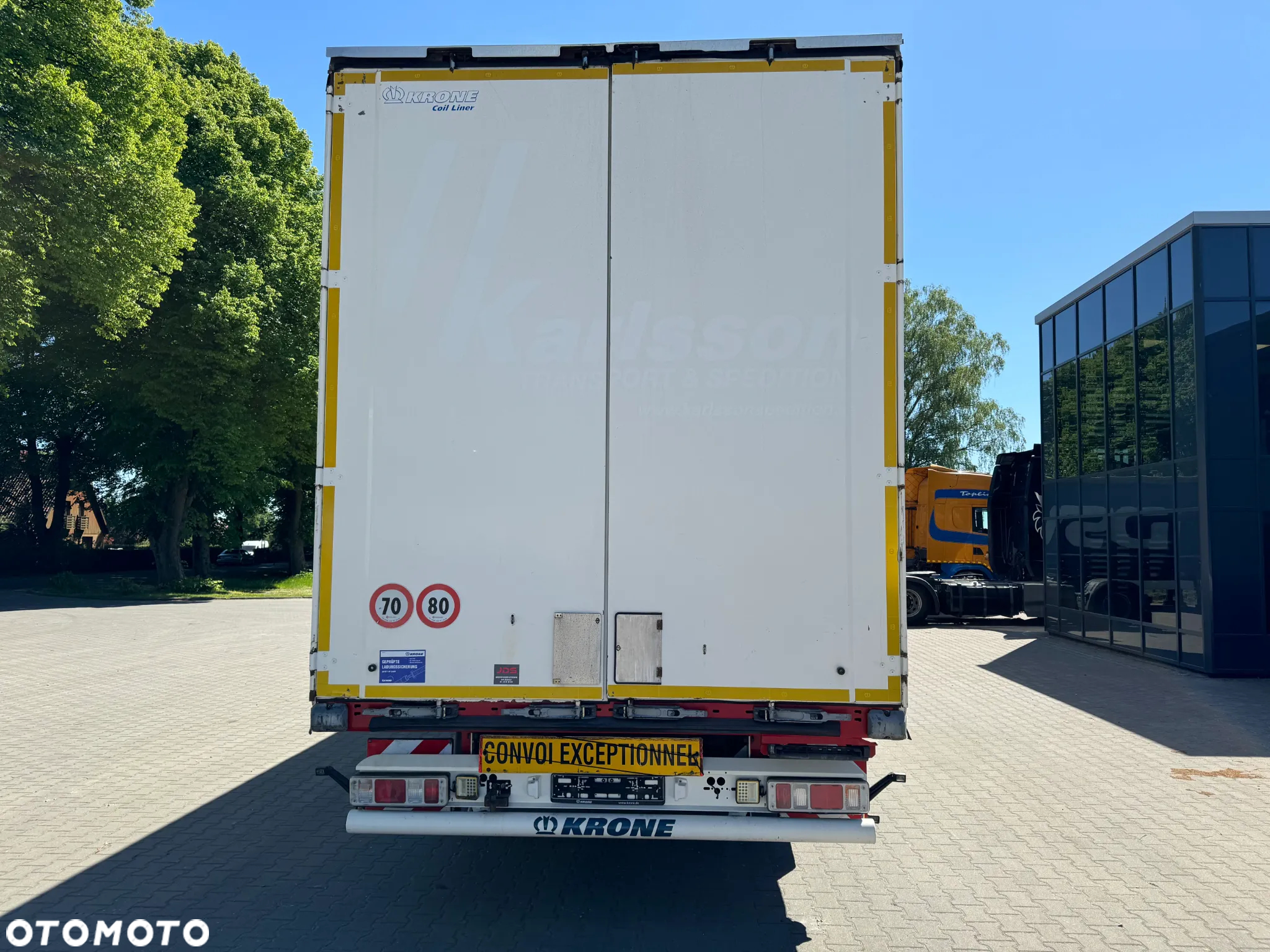 Krone Coilmulde, Rozsuwany tył, Maxi 385/55R22,5 - 9