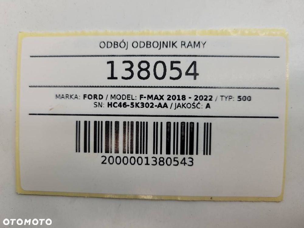 ODBÓJ ODBOJNIK RAMY FORD F-MAX 500 EURO 6 2019 HC46-5K302-AA - 7