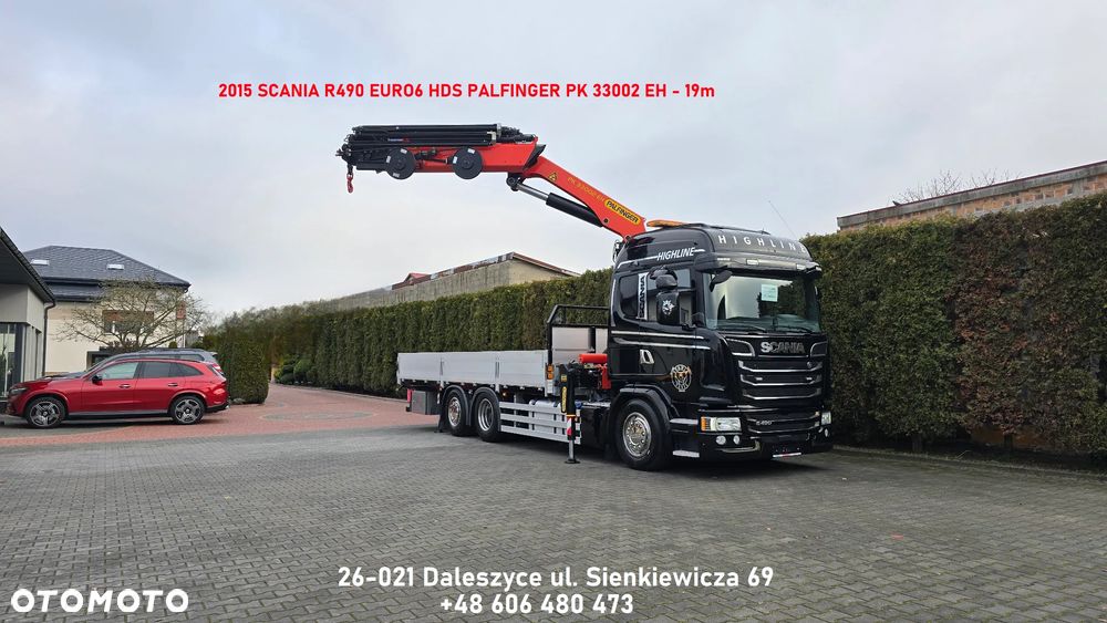 Scania G490 6x2 palfinger PK 33002 EH