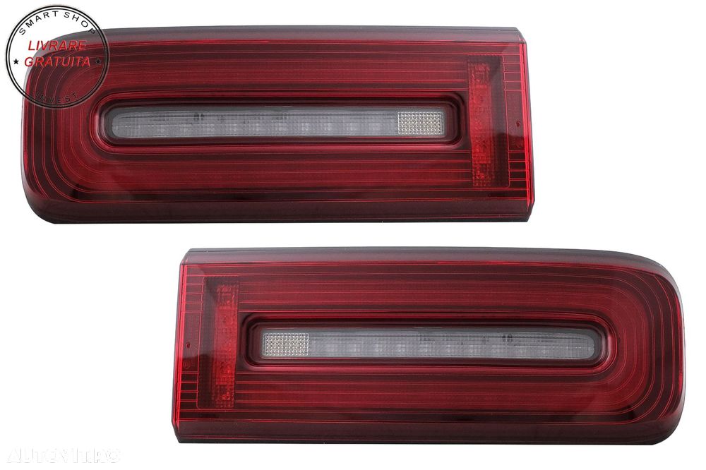 Stopuri Full LED Mercedes G-Class W463 Facelift (2018-2022) LED Dinamic Secvential- livrare gratuita - 8