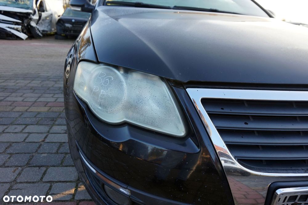 MASKA ZDERZAK BŁOTNIKI LAMPY PASSAT B6 LC9X  VOLKSWAGEN 2005-2010 CZARNY PRZÓD KOMPLETNY - 13