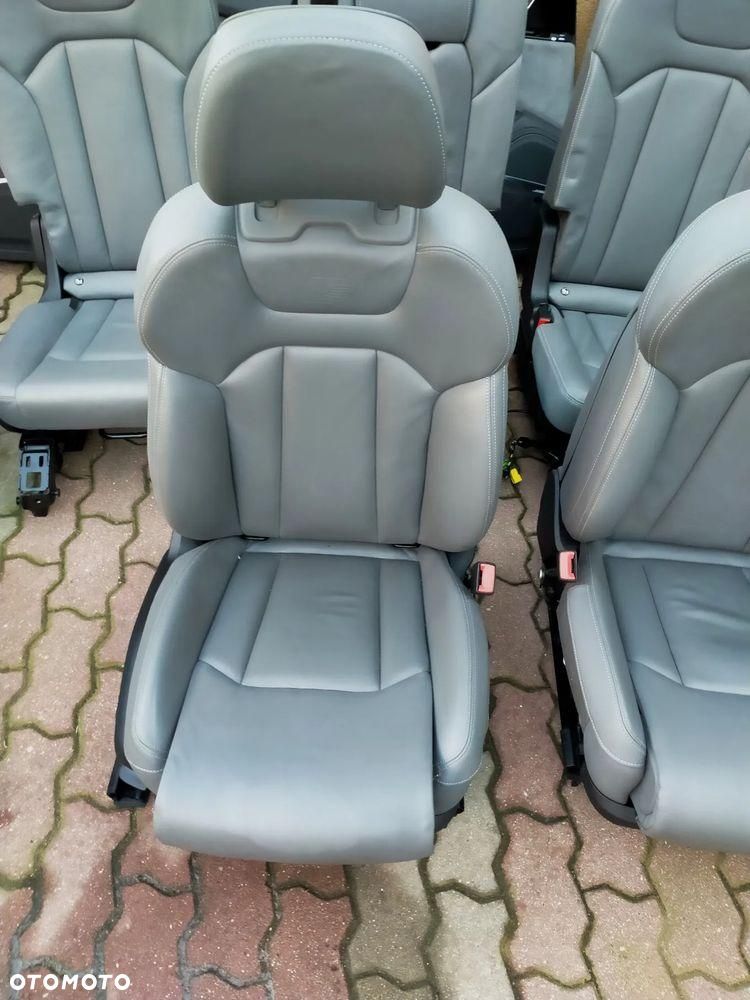 AUDI Q7 4M S-LINE / FOTEL FOTELE KANAPA BOCZKI TAPICERKA 5 OSOBOWA ISOFIX - 8