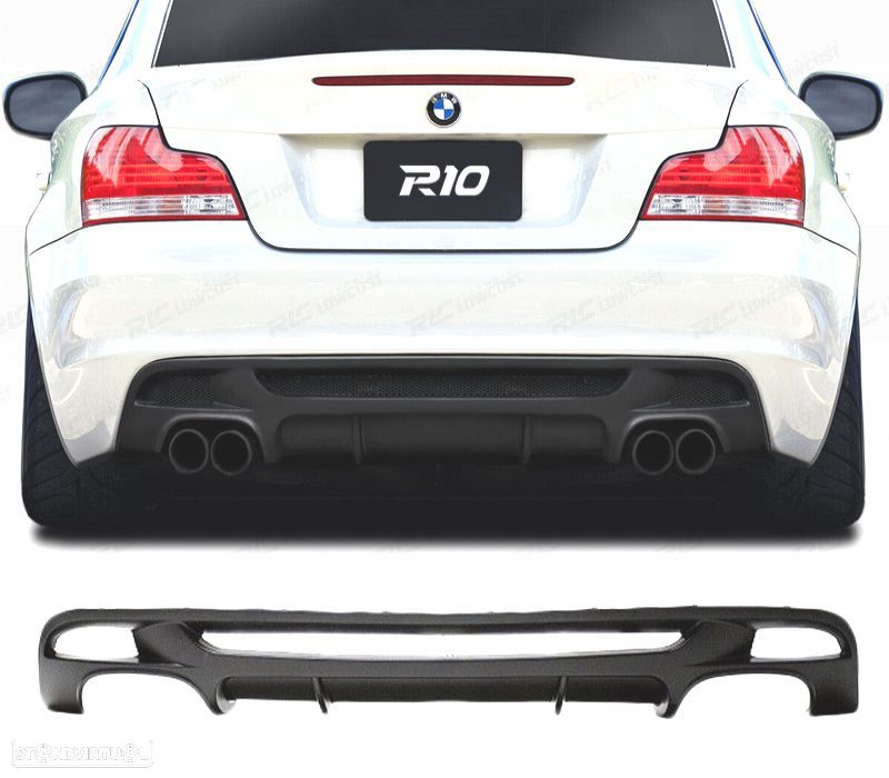 DIFUSOR BMW E82 E88 06-10 LOOK M PERFORMANCE - 1