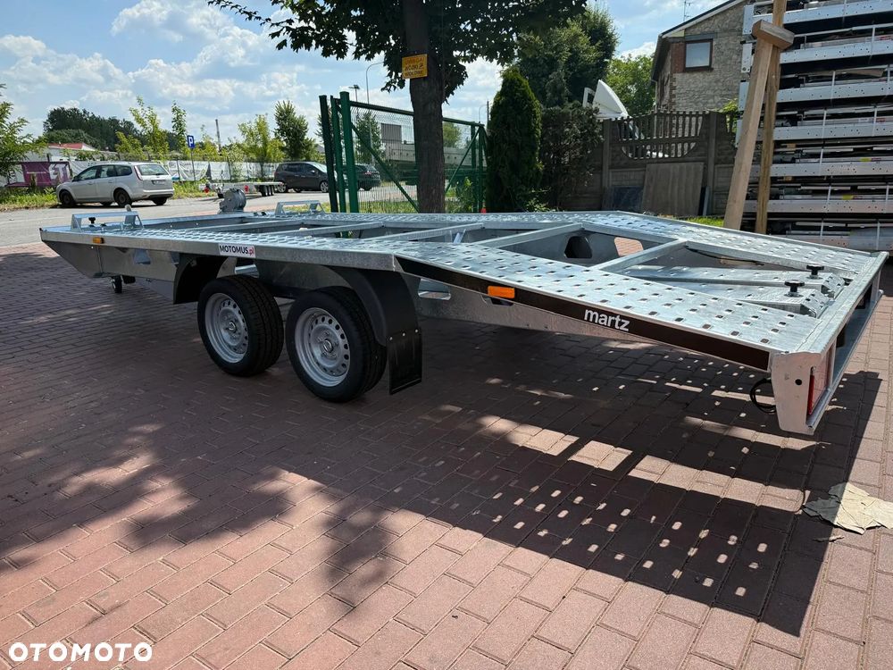 Wiola Przyczepa Laweta Martz GT PLUS 450/2 2,7T 450x200m 2 osie DMC 2700kg lekka 510kg OKAZJA! - 3