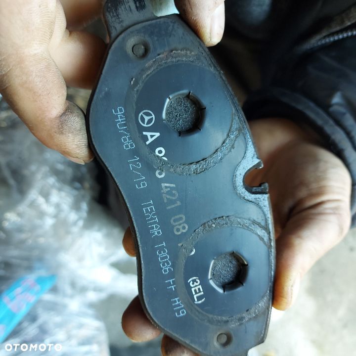 TARCZE HAMULCOWE KLOCKI PRZOD KOMPLET MERCEDES VITO W639 6394210012 ORYG DEMONTAZ MALY PRZEBIEG - 2