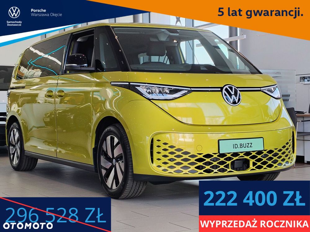 Volkswagen ID. Buzz Pro z długim rozstawem osi silnik: 210 kW (286 KM) 86 kWh / skrzynia biegów: Automatyczna 1 biegowa rozstaw osi: 3239 mm - 1