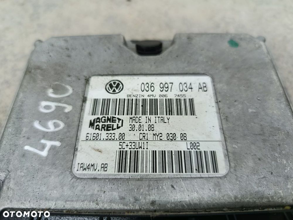 KOMPUTER, STEROWNIK AUDI A2 8Z 036997034AB 1.4 16V 75KM - 2