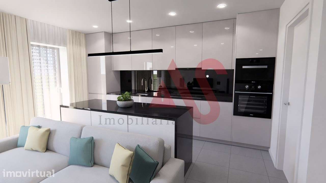 Apartamento T2 no Centro de Vizela com 2 Lugares de Garagem - Grande imagem: 2/14