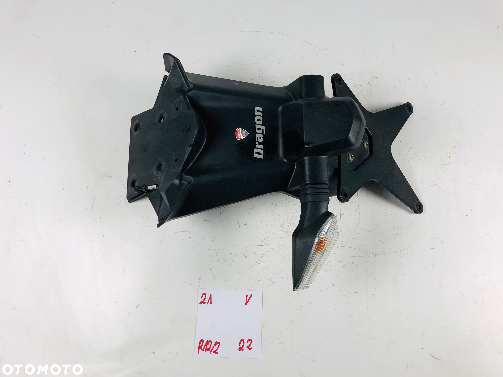 Ducati Multistrada 1200 10-12 mocowanie tablicy rejestracyjnej uchwyt - 2