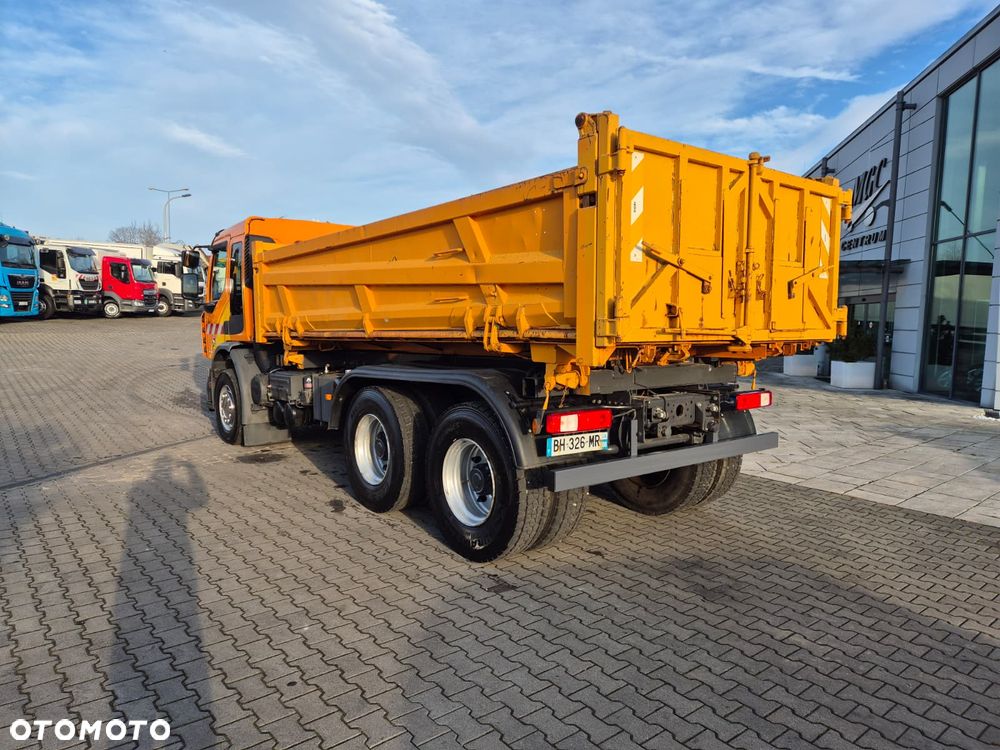 Renault PREMIUM DXI LANDER D 370 / 6X4 / WYWROTKA TYŁ / HYVA / HYDROBURTA Z BOKU / CZOŁOWNICA / NISKI PRZEBIEG / BEZWYPADKOWY / 6X4 / EURO 4 - 17