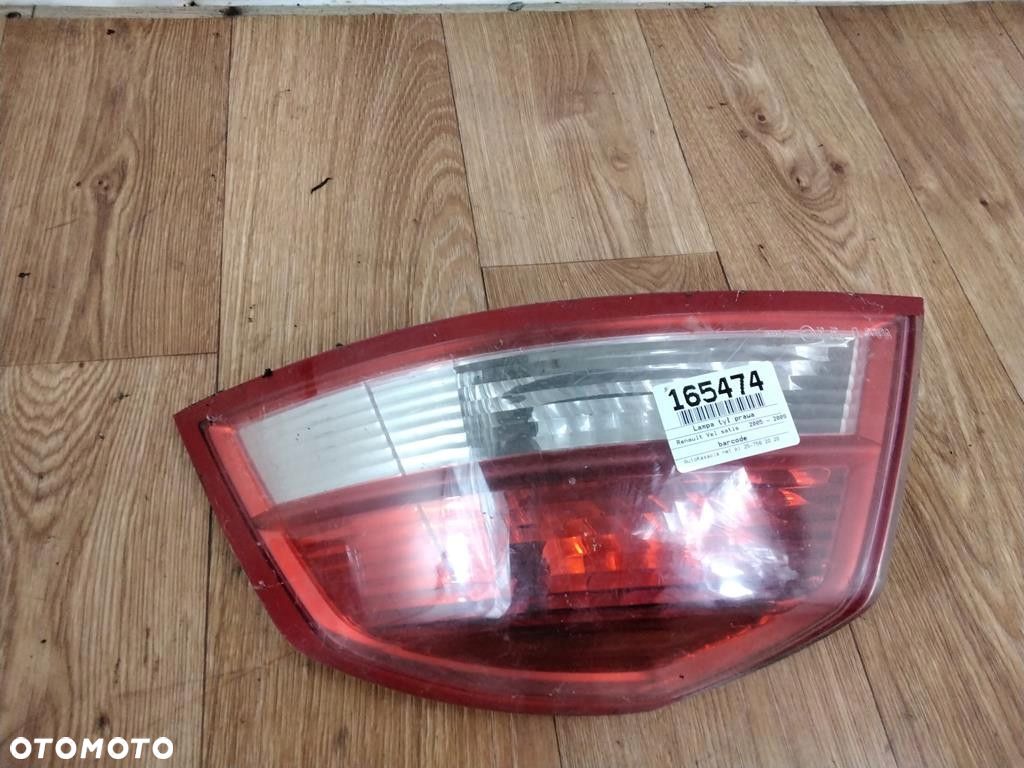 RENAULT VEL SATIS LAMPA TYŁ PRAWA - 1