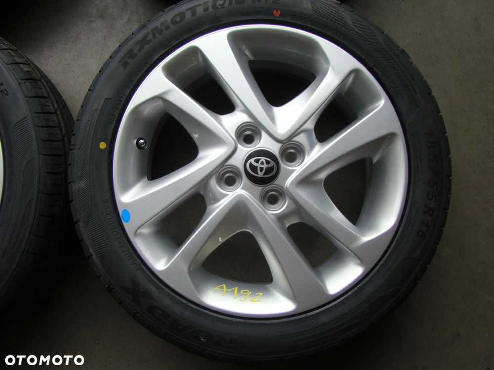 a192 4x100 Toyota Yaris 6jx16 opony lato niemontowane 185/55 - 5