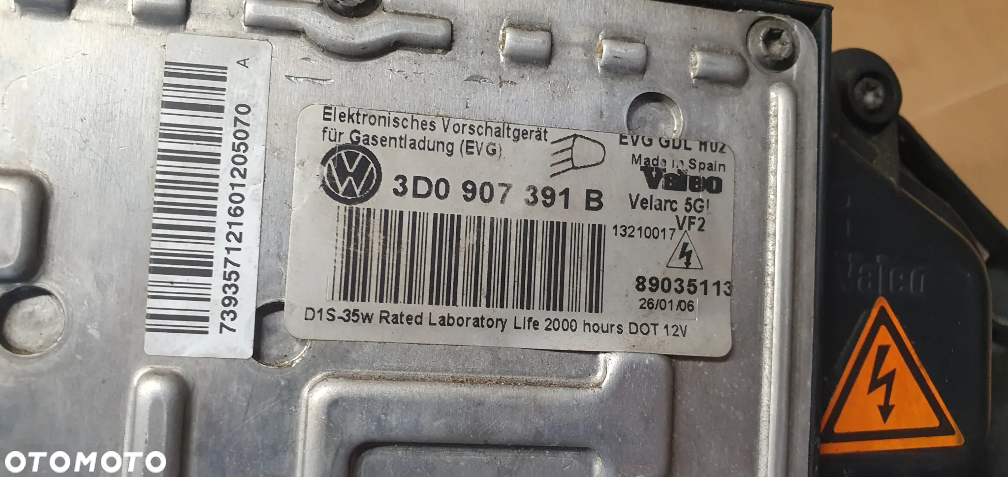 Lampa prawy przód przednia prawa XENON VW Touareg 7L6941016CM - 8