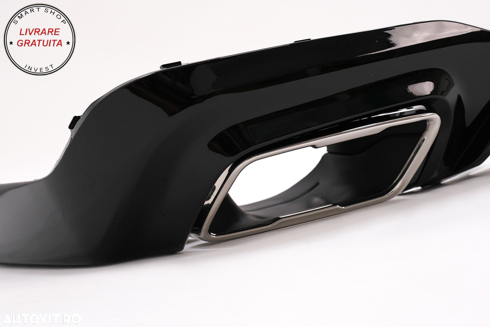 Difuzor Bara Spate cu Evacuare Dubla Crom BMW 2 Series F44 Gran Coupé (2020-up) M- livrare gratuita - 6